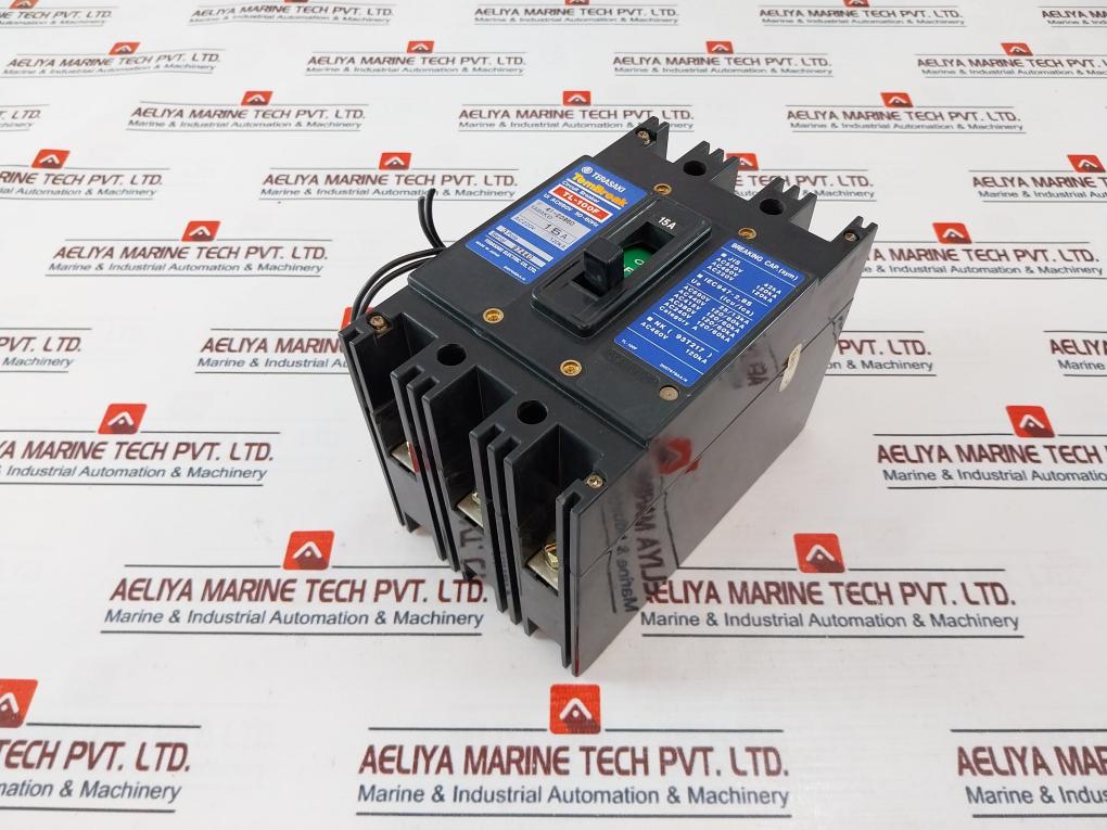 Terasaki Electric Tl-100F Tembreak Circuit Breaker 15A 3 Pole 200-480V