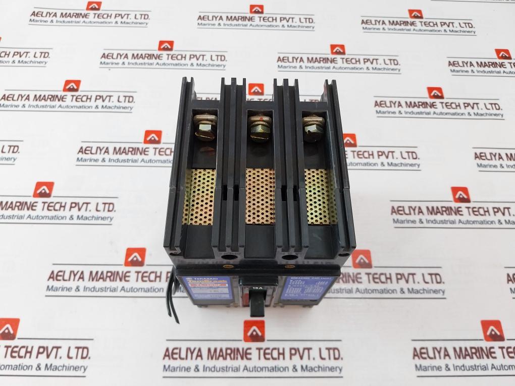 Terasaki Electric Tl-100F Tembreak Circuit Breaker 15A 3 Pole 200-480V