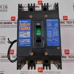 Terasaki Electric Tl-100F Tembreak Circuit Breaker 15A 3 Pole 200-480V