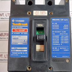 Terasaki Electric Tl-100F Tembreak Circuit Breaker 100A Ac220V 120Ka