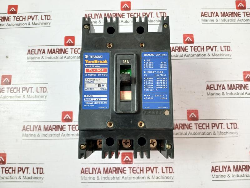 Terasaki Electric Tl-100F Tembreak Current Limiting Circuit Breaker 2H0764Saa/K