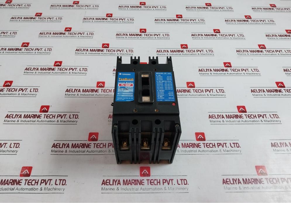 Terasaki Electric Tl-100F Tembreak Circuit Breaker 15A 3 Pole Ac690V 50/60Hz