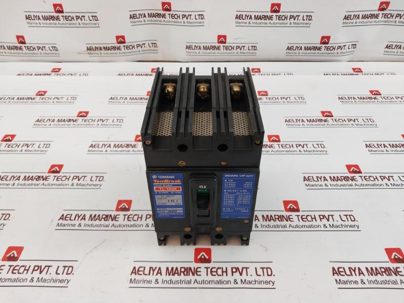 Terasaki Electric Tl-100F Tembreak Circuit Breaker 15A 3 Pole 200-480V 50/60Hz