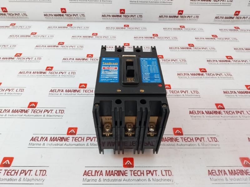 Terasaki Electric Tl-100F Tembreak Circuit Breaker 3 Pole Ac690V 100A 200-480V