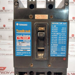 Terasaki Electric Tl-100F Tembreak Circuit Breaker Ac690V 60A Ysas1241-a/K