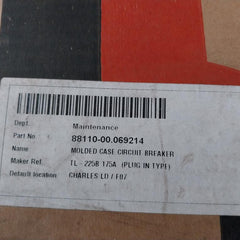 Terasaki Electric Tl-225B Molded Case Circuit Breaker 175A Nke-4180