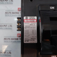 Terasaki Electric Tl-225B Molded Case Circuit Breaker 200A &nbsp;88110-00.071214