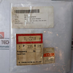 Terasaki Electric Tl-225B Molded Case Circuit Breaker 225A 3 Poles Nke-4180