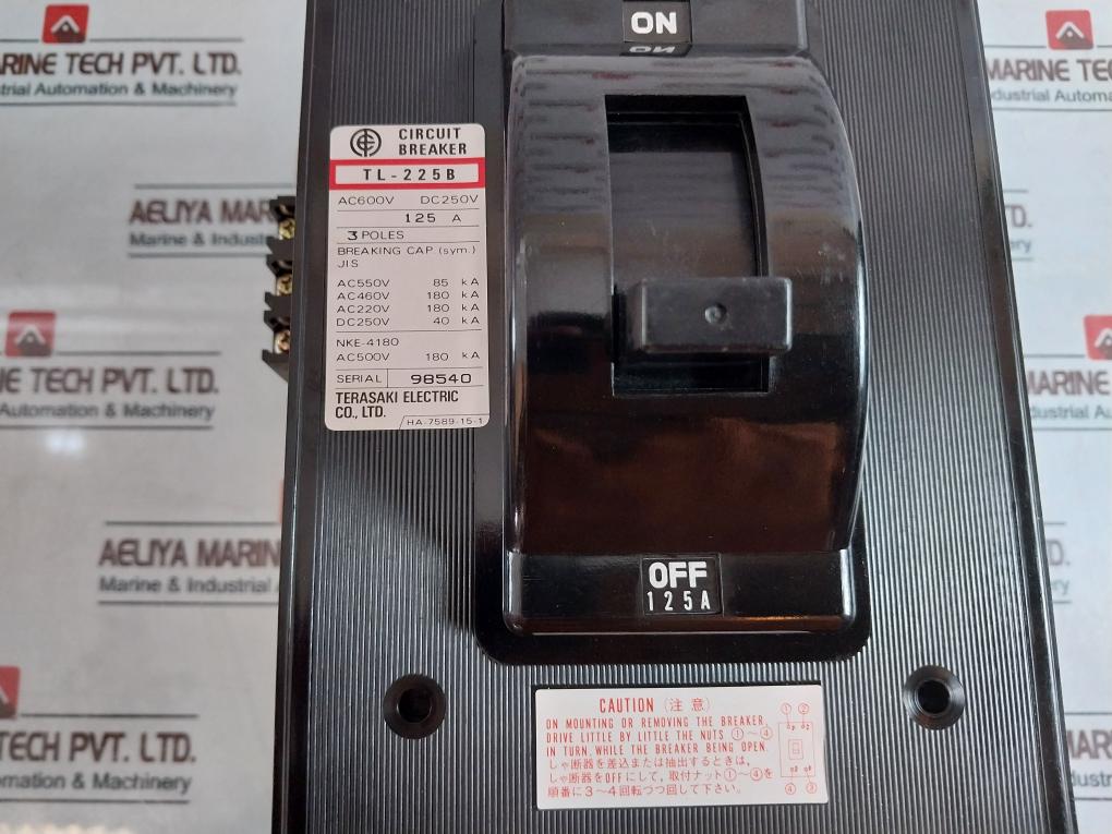 Terasaki Electric Tl-225B &nbsp;Molded Case Circuit Breaker 88110-00.068214