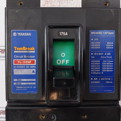Terasaki Electric Tl-225F 175 A 3 Pole Circuit Breaker Ac 690V 50~60Hz