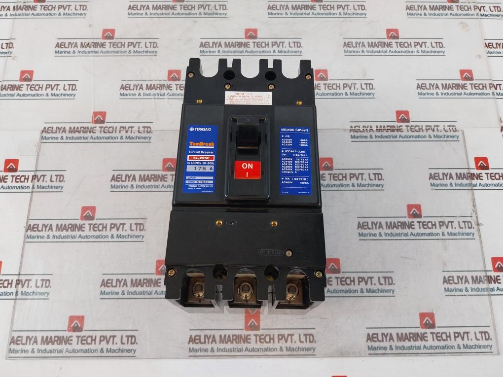 Terasaki Electric Tl-225F 175A 3 Pole Current Limiting Circuit Breaker