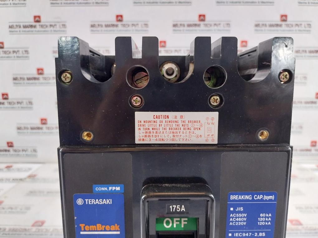 Terasaki Electric Tl-225F 175A Current Limiting Circuit Breaker 3 Pole