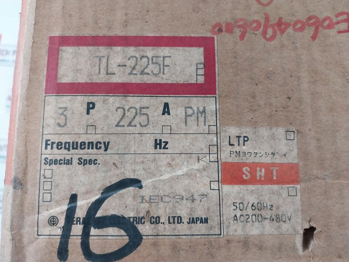 Terasaki Electric TL-225F 225A 3 Pole Circuit Breaker