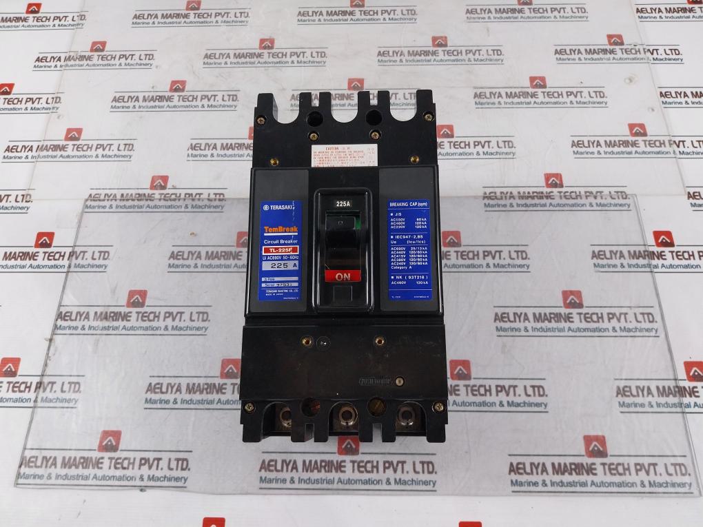 Terasaki Electric TL-225F 225A 3 Pole Circuit Breaker