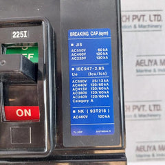 Terasaki Electric Tl-225F 225A Current Limiting Circuit Breaker 3 Pole
