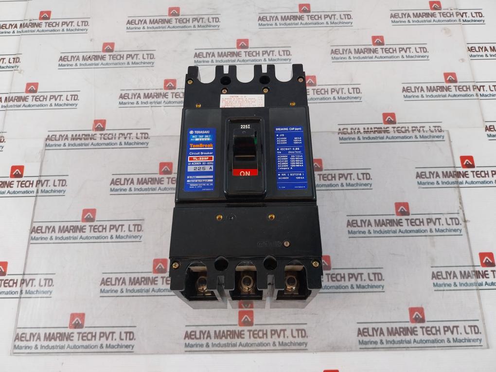 Terasaki Electric Tl-225F 225A Current Limiting Circuit Breaker 3 Pole