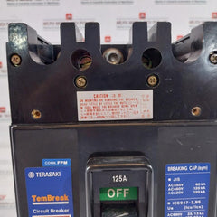 Terasaki Electric Tl-225F Circuit Breaker 125A Ac690V 50~60Hz