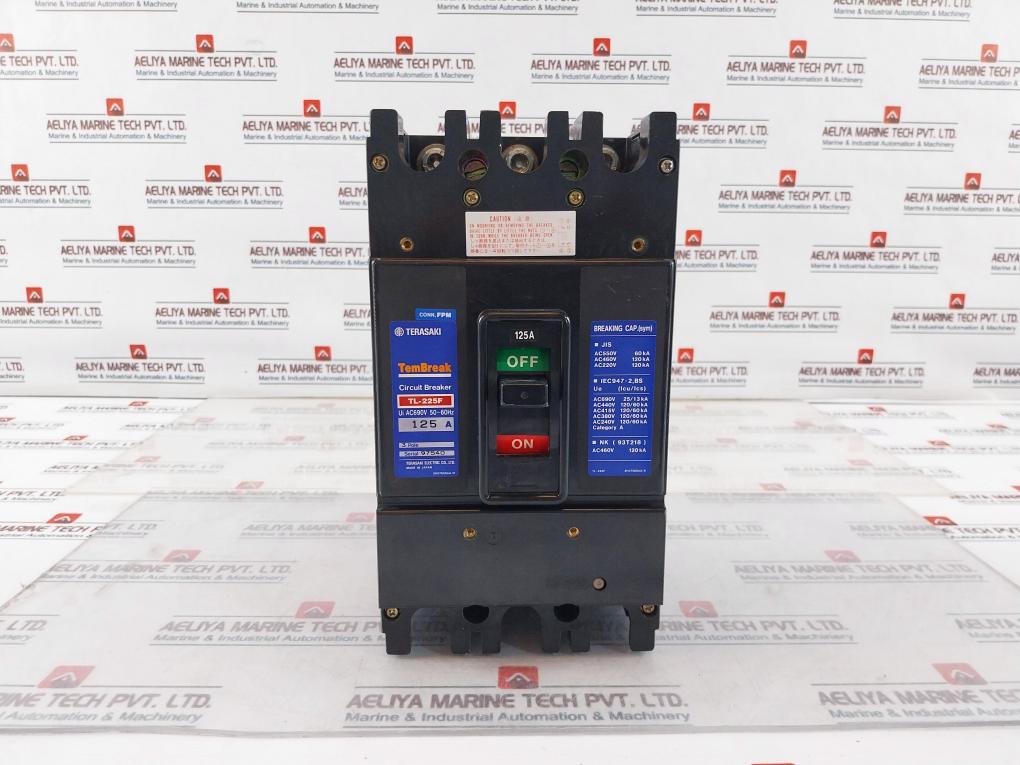 Terasaki Electric Tl-225F Circuit Breaker 125A Ac690V 50~60Hz