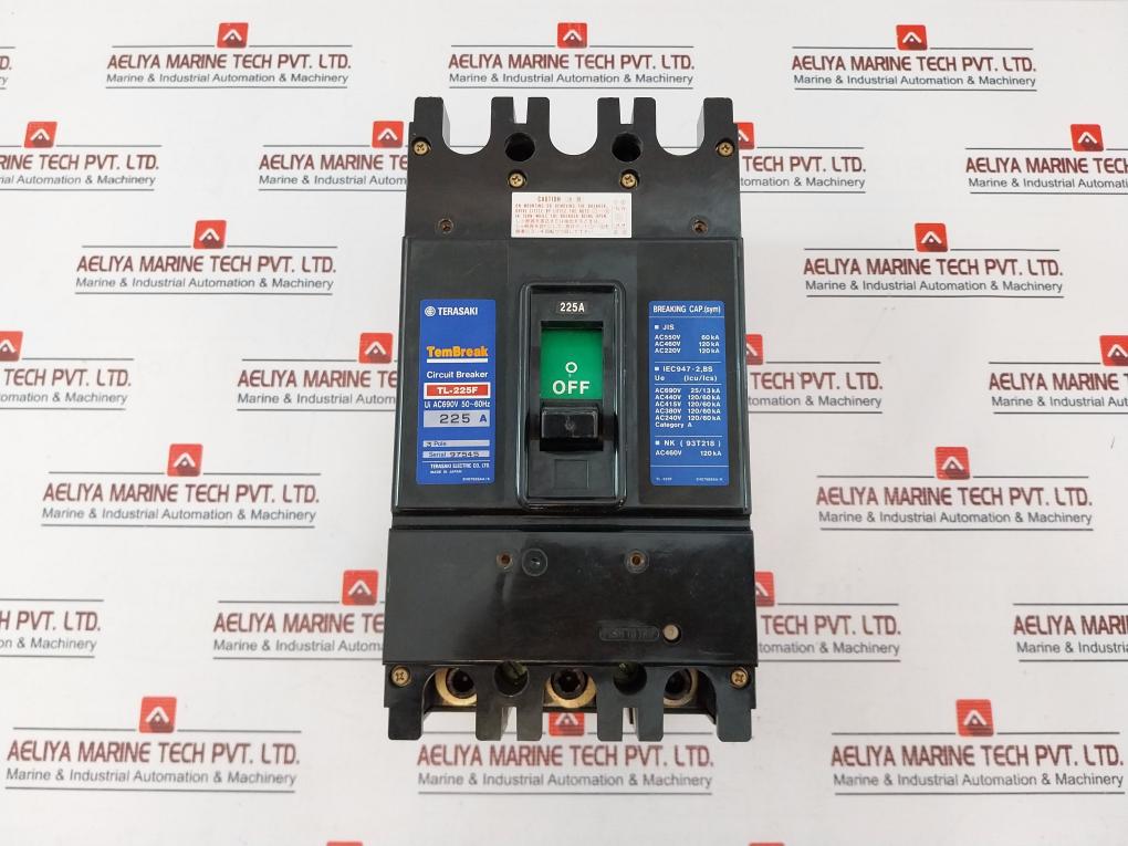 Terasaki Electric Tl-225F Circuit Breaker 225A 3 Pole