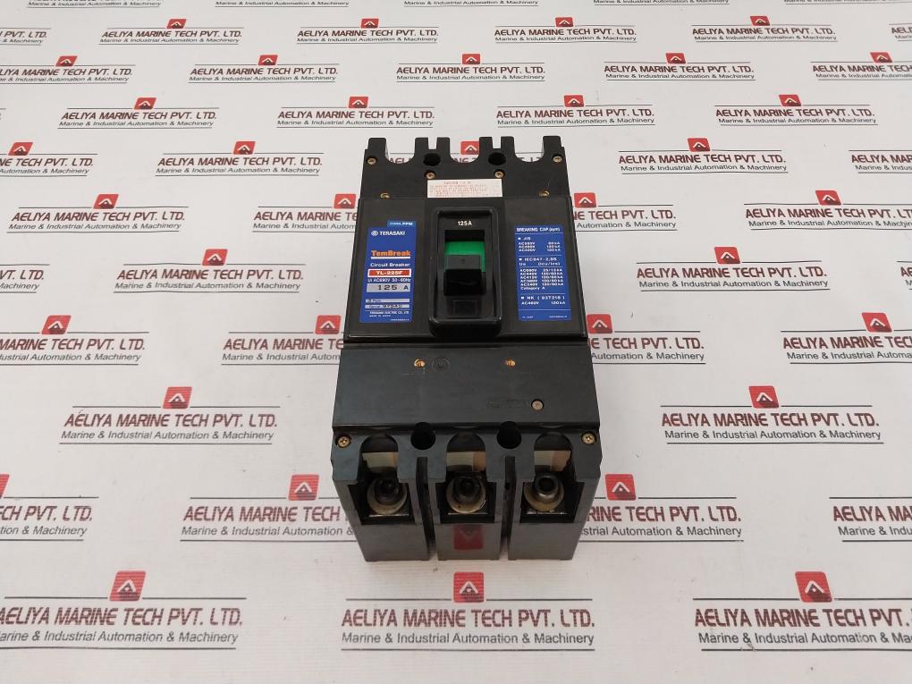 Terasaki Electric Tl-225F Circuit Breaker 3 Pole 125A