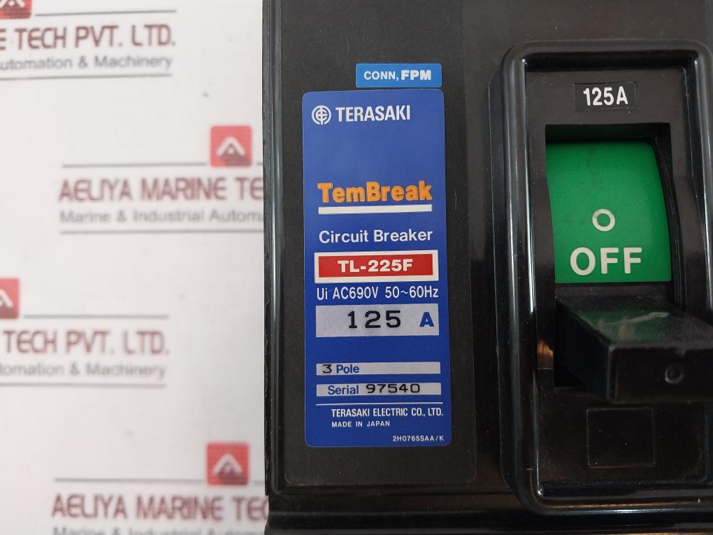 Terasaki Electric Tl-225F Circuit Breaker 3 Pole 125A