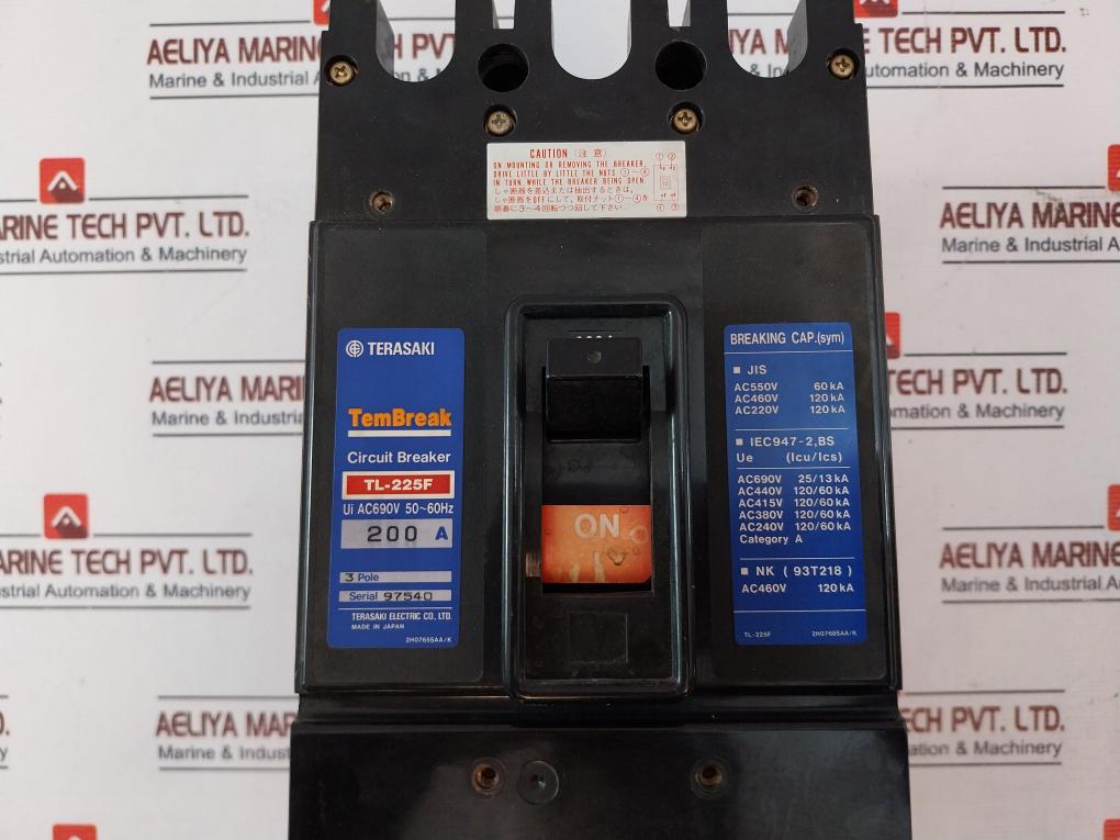 Terasaki Electric Tl-225F Circuit Breaker Ac690V 50-60Hz 200A