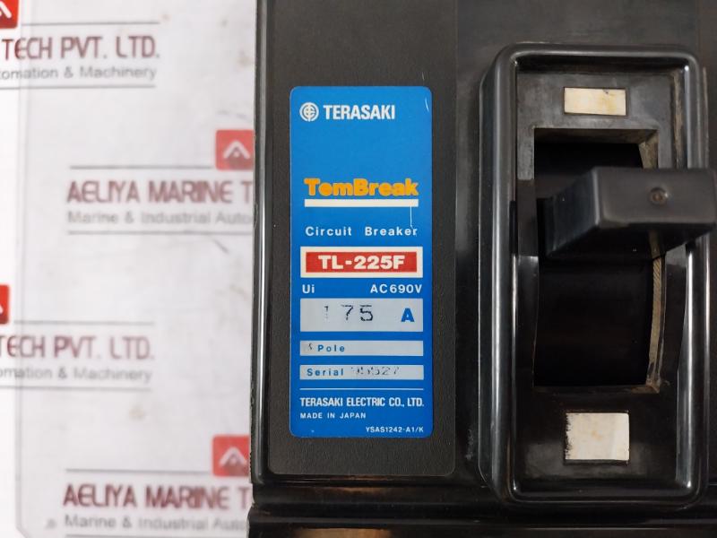 Terasaki Electric Tl-225F Circuit Breaker Ysas1242-a1/K Ac460V 120Ka 175 A