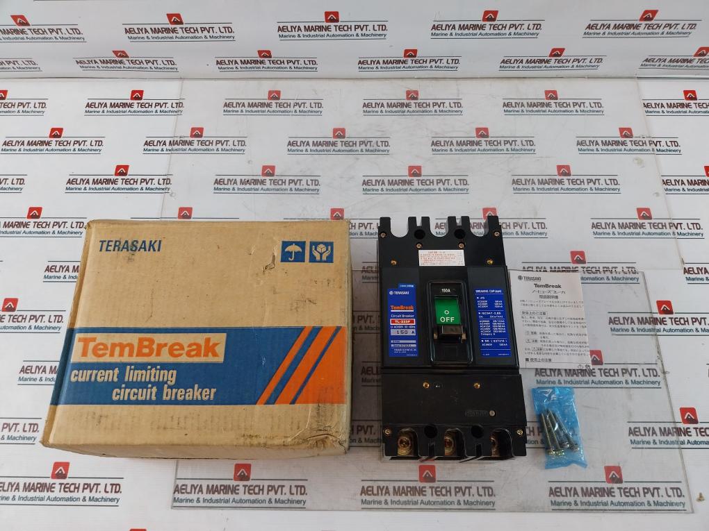 Terasaki Electric Tl-225F Current Limiting Circuit Breaker 150A