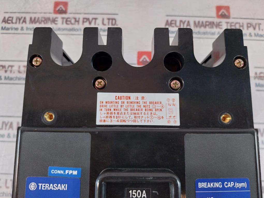 Terasaki Electric Tl-225F Current Limiting Circuit Breaker 150A