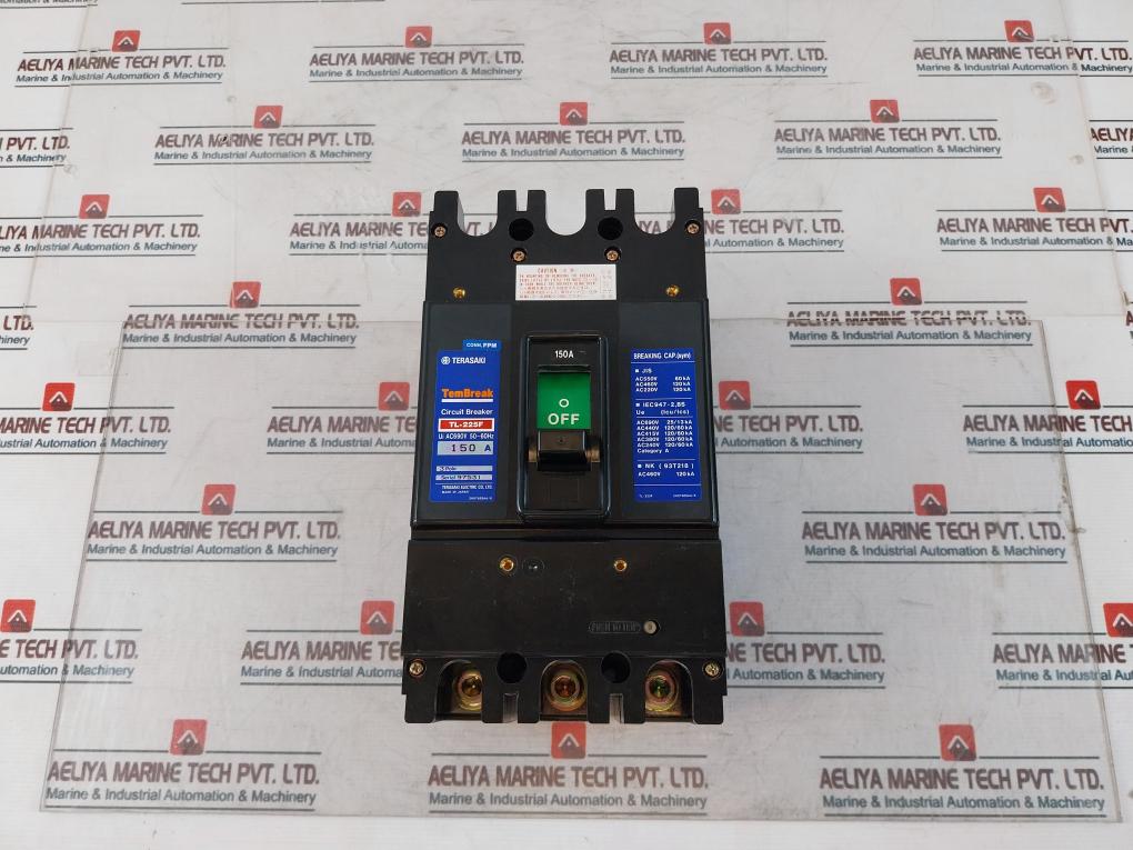 Terasaki Electric Tl-225F Current Limiting Circuit Breaker 150A