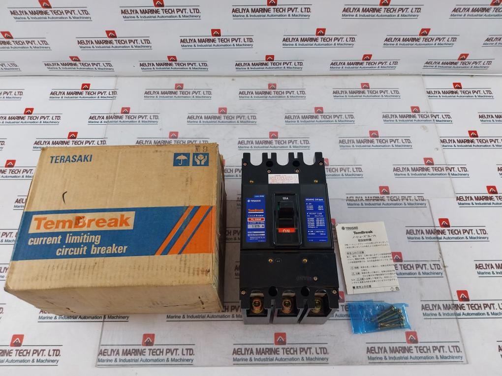 Terasaki Electric Tl-225F Current Limiting Circuit Breaker 3 Pole 125A