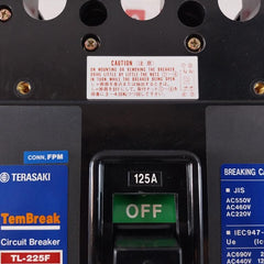 Terasaki Electric Tl-225F Current Limiting Circuit Breaker 3 Pole 125A