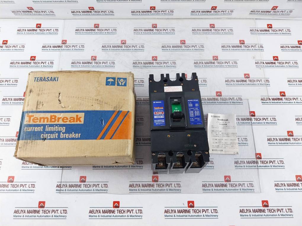 Terasaki Electric Tl-225F Current Limiting Circuit Breaker Shunt Trip 200A