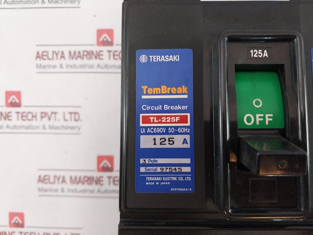 Terasaki Electric Tl-225F Teambreak Circuit Breaker 3 Pole 50/60Hz