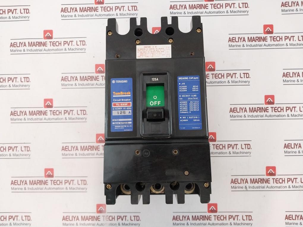 Terasaki Electric Tl-225F Teambreak Circuit Breaker 3 Pole 50/60Hz