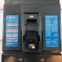 Terasaki Electric TL-225F TemBreak 3 Pole Circuit Breaker 150A AC690V