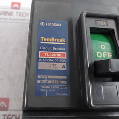 Terasaki Electric Tl-225F Tembreak Circuit Breaker 3 Pole Ac690V 50-60Hz 175A
