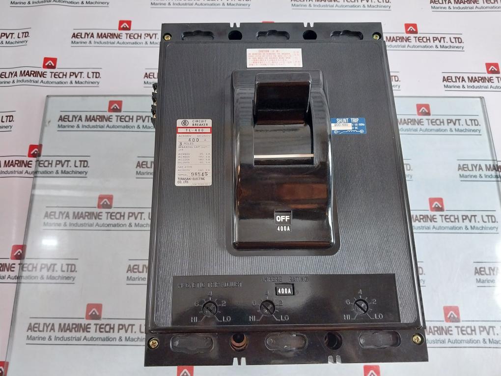 Terasaki Electric Tl-400 Circuit Breaker 400 A