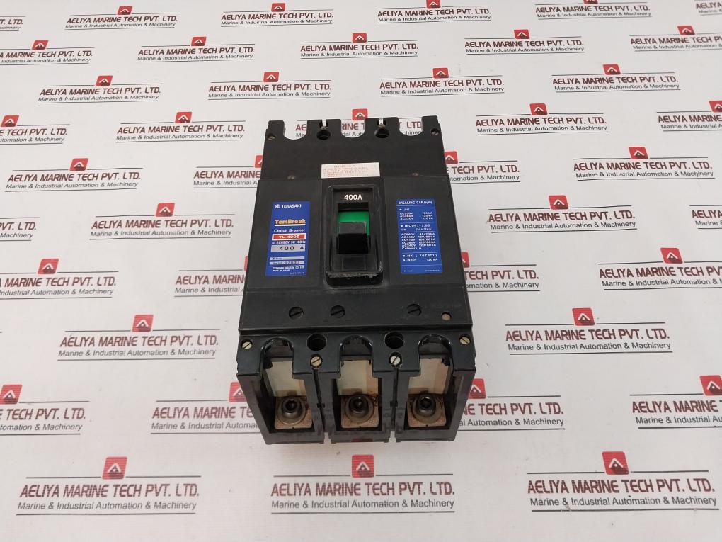 Terasaki Electric Tl-400E 3 Pole Circuit Breaker 400A 50/60Hz