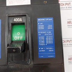 Terasaki Electric Tl-400E 3 Pole Circuit Breaker 400A 50/60Hz