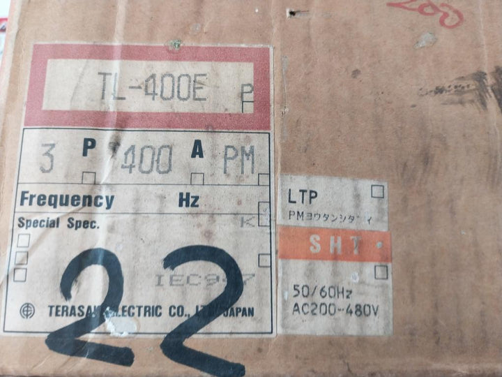 Terasaki Electric Tl-400E 400A Current Limiting Circuit Breaker