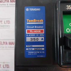 Terasaki Electric Tl-400E Circuit Breaker 350A 50-60Hz