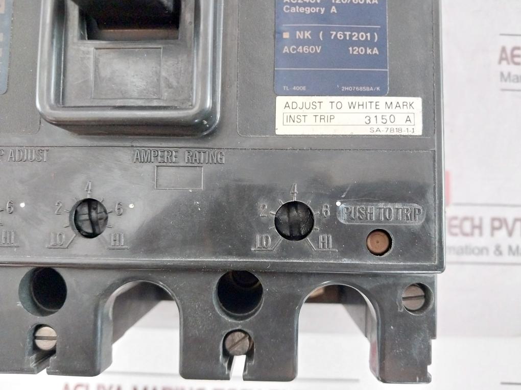 Terasaki Electric Tl-400E Circuit Breaker Tl-400E Ui Ac690V 50-60Hz