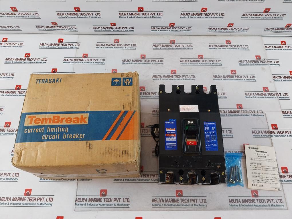 Terasaki Electric Tl-400E Current Limiting Circuit Breaker 300A 3 Pole