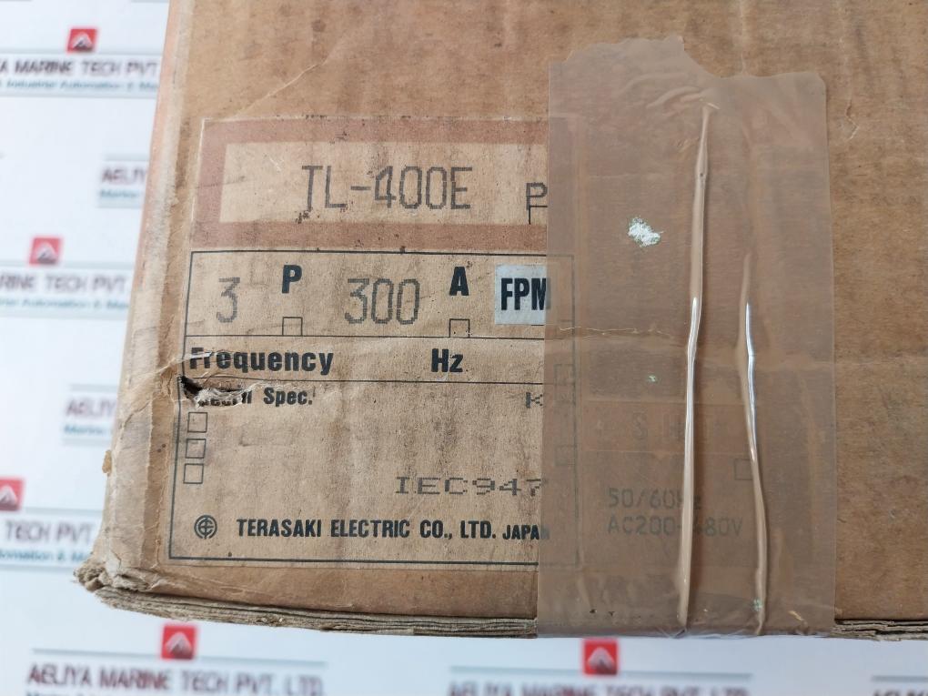 Terasaki Electric Tl-400E Current Limiting Circuit Breaker 300A 3 Pole