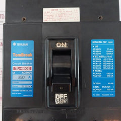 Terasaki Electric Tl-400E Tembreak Circuit Breaker 3 Pole 200-480V 50/60 Hz 350A