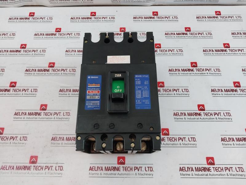 Terasaki Electric Tl-400E Tembreak 3 Pole Circuit Breaker 50-60Hz Ac690V 250A