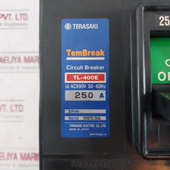 Terasaki Electric Tl-400E Tembreak 3 Pole Circuit Breaker 50-60Hz Ac690V 250A