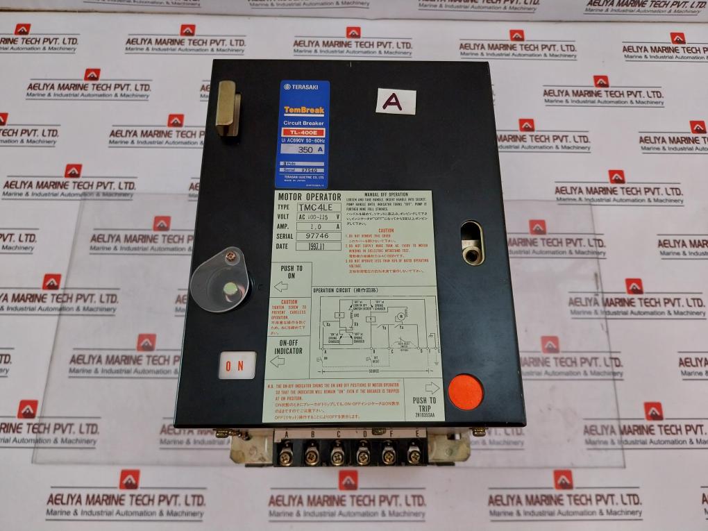 Terasaki Electric Tl-400E Tembreak Circuit Breaker Tmc4Le 350A 50~60Hz