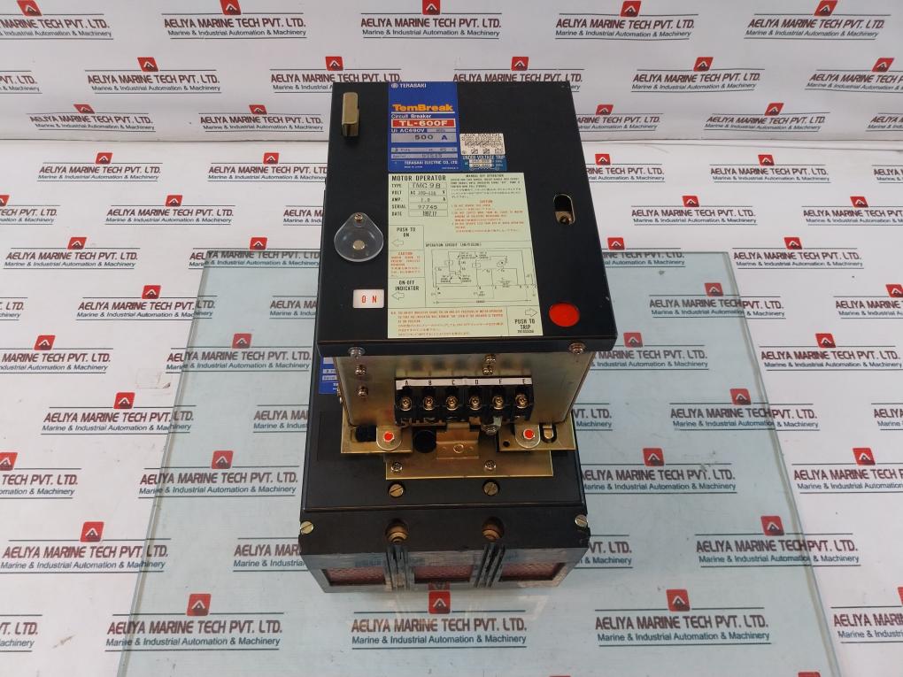 Terasaki Electric Tl-600F 3 Pole Circuit Breaker With Tmc9B Motor Operator 500A